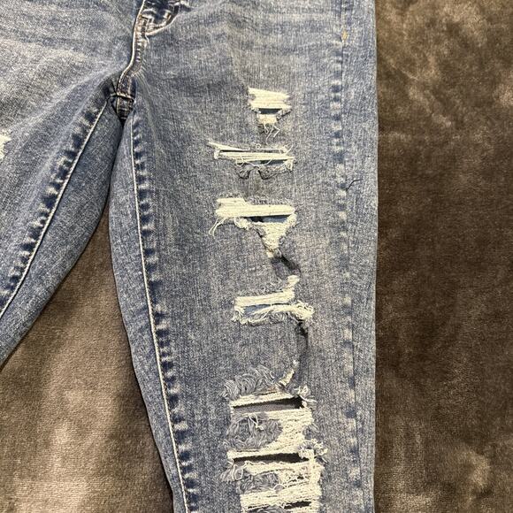 SO Jeans Size 9/29W High Rise Jegging Modern Distressed Denim - Picture 5 of 16